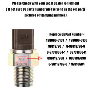 Capteur de rampe de carburant haute pression BST modèle 4990006131 pour Isuzu Holden 4HK1 6HK1 6UZ1 Rodeo 2.5 3.0 pour NISSAN Pathfinder NP300 - Product Image 4