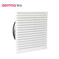 Ventilateur de cabinet FB9804 IP54 avec filtre, 230V, 120-128m³/h, ABS UL94-V0, ventilateur à persiennes pour armoire de commande électrique
