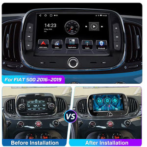 Autoradio con CarPlay, Navigazione GPS, Android <span class=keywords><strong>Auto</strong></span>, FM, Schermo Touch IPS da 7 Pollici per <span class=keywords><strong>Fiat</strong></span> 500, Radio 2016-2022 - Product Image 3