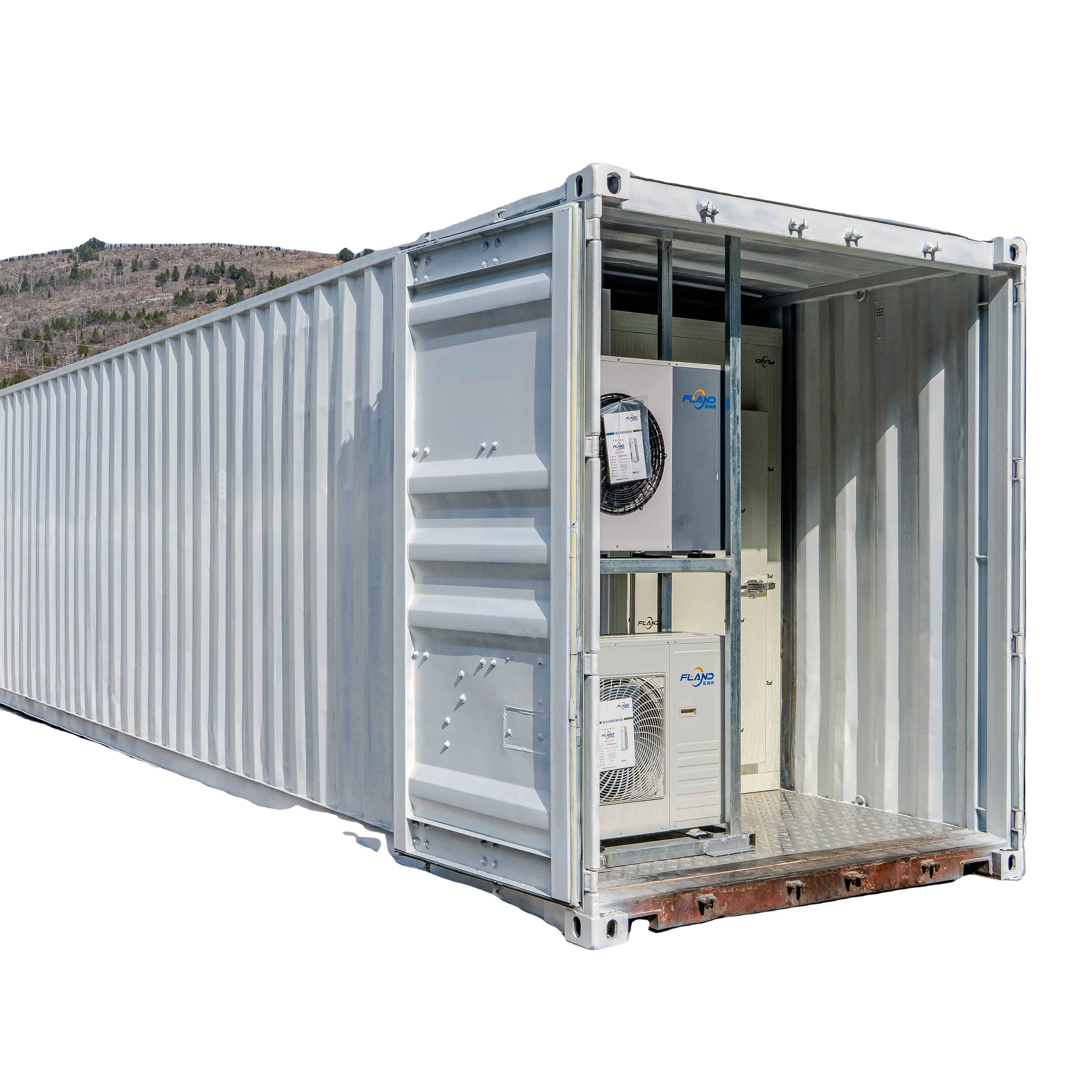 육상 냉동고 용기 20ft 태양열 냉장 보관실 패널 공급 업체