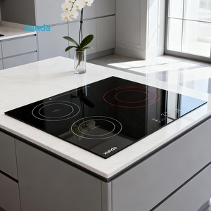 Cuisinière électrique combinée Xunda, <span class=keywords><strong>plaque</strong></span> à <span class=keywords><strong>induction</strong></span> intelligente, commande tactile, panneau en céramique pour la cuisine à domicile, cuisinière à <span class=keywords><strong>induction</strong></span> - Product Image 1
