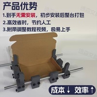 Plegadora Manual de Cajas de Cartón, Herramienta de Plegado con Rodillo Auxiliar, Tamaño Ajustable