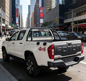 Nouveau camionnette FOTON F9 4x4 Diesel Euro 6 162HP Double cabine <span class=keywords><strong>2</strong></span>+3 sièges Usage commercial avec caméra arrière - Product Image 1