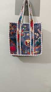 Sac fourre-tout de marché de qualité supérieure, grand sac, nouveau sac fourre-tout fait main, léger, avec sac de haute qualité en velours - Product Image 2