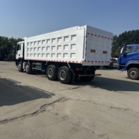 Camion benne d'occasion Sinotruk Howo 8x4 diesel 12 roues, poids lourd, à vendre