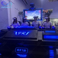 Jeux de réalité virtuelle à pièces de monnaie les plus récents de 2023, configuration multijoueur, projet de 4 sièges, cinéma de réalité virtuelle 9D, ensembles de réalité virtuelle pour centre de jeux