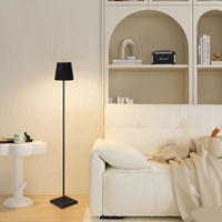 Décoration luxe vertical salon lumière tactile gradateur batterie rechargeable sans fil support lampadaire