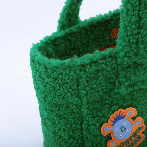 Borsa Tote <span class=keywords><strong>Vera</strong></span> Piccola in Peluche Teddy Fleece Sherpa, Borsa Sottobraccio Morbida, Borsa a Spalla Soffice per Signore - Product Image 6