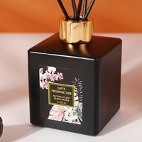 Diffuseur de parfum d'ambiance carré sans flamme, 150 ml, style classique, longue durée, parfum romantique