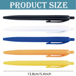 Stylo bille rétractable en plastique personnalisé, plusieurs couleurs, avec mécanisme clic-stick, stylos promotionnels personnalisés, impression UV pour la promotion - Product Image 3