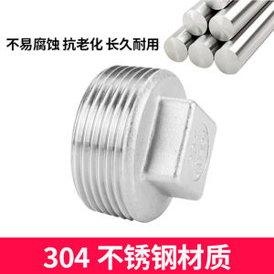 Fabricante de Tapones Roscados de Acero Inoxidable 304/316, Tapones de Cuatro Esquinas, Sellos para Plomería - Product Image 4