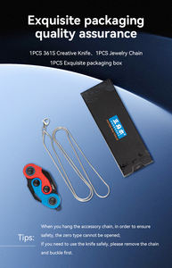 Cuchillo Colgante <span class=keywords><strong>Sanrenmu</strong></span> 361S-KB de Alta Calidad para Hombre, Acero Inoxidable 12C27 con Mango de Fibra de Carbono - Product Image 6