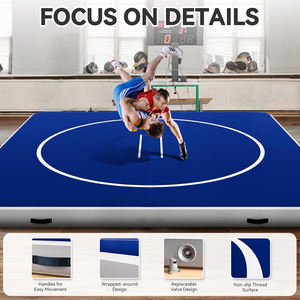 Estera de gimnasia inflable hecha a medida para entrenamiento de acrobacias uso en gimnasio de patio trasero - Product Image 3