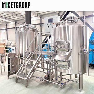 Equipo Completo de Elaboración de Cerveza de Acero Inoxidable SUS304 de 500L con Tanque de Maceración y Fermentador para <span class=keywords><strong>la</strong></span> Configuración de una Línea de Cervecería Completa - Product Image 2