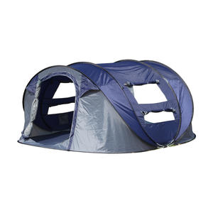 Grande <span class=keywords><strong>tente</strong></span> de camping automatique portable en forme de bateau avec une chambre, imperméable et résistante aux UV, capacité 4-5 personnes - Product Image 6