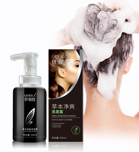 Shampooing Rafraîchissant aux Herbes QBEKA, Essence Végétale <span class=keywords><strong>Anti</strong></span>-<span class=keywords><strong>pelliculaire</strong></span>, Hydratant et Contrôle du Sébum - Product Image 2