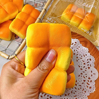 Jouet Squishy Anti-Stress en Forme de Gâteau, Pain ou Toast, Texture Super Douce, Se Remonte Lentement, Vente Directe Usine
