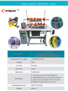 <span class=keywords><strong>Machine</strong></span> à coudre automatique pour <span class=keywords><strong>pompons</strong></span> - Product Image 6