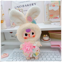 Vêtements de poupée uniquement - Série Mini Lapin Baby Three, boîte mystère, tenues de poupée, robes à nœud papillon, ensembles de pantalons à bretelles et accessoires
