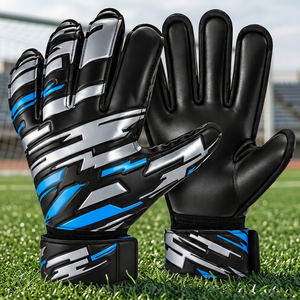 Guantes de Portero de Fútbol Ligeros de Látex Antideslizantes con Protección para los Dedos de Secado Rápido Transpirables con Cierre de Gancho y Bucle Ajustable - Product Image 5