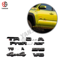 Porte de voiture de Voiture Emblème 3D Badge 4 Coureur Lettre Autocollant Pour Toyota Tacoma Accessoires
