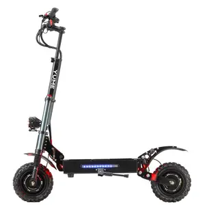 YUME-patinete eléctrico Y11 CE de 60V y 6000W para adultos, scooter con ruedas anchas y neumáticos anchos, Citycoco