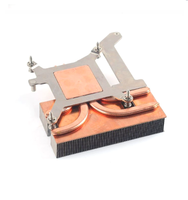 Dissipateur thermique pour CPU en cuivre pur à profil bas avec 3 caloducs pour mini PC, système embarqué, solution thermique industrielle à refroidissement passif
