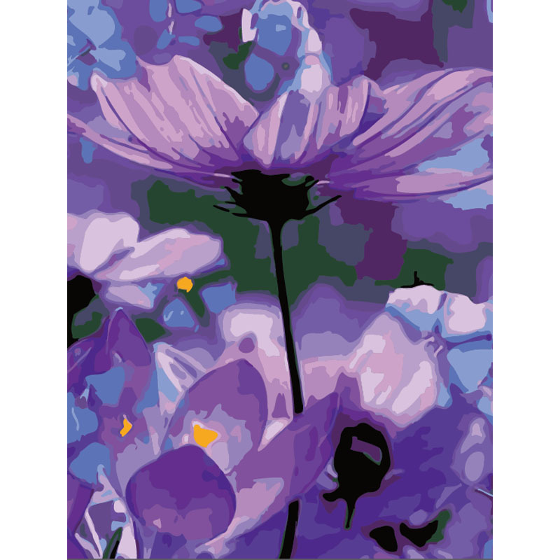 3342 palabras inglesas de otoño púrpura flor