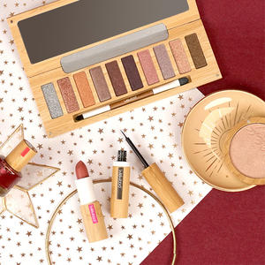 WeWood – Palette d'ombres à paupières en bambou, conteneur de maquillage vide écologique avec Logo personnalisé du Vietnam - Product Image 6