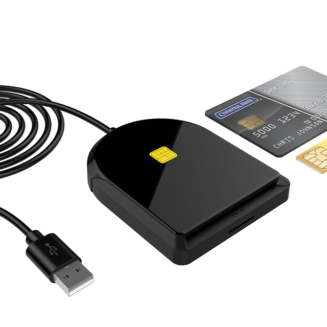 Hot Sale ISO 7816 USB2.0 All-in-1 SIM Card Chip Reader External Installation EMV Card Reader/Writer