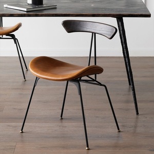 Silla de Comedor de Hierro Forjado Estilo Nórdico Francés, Diseño Industrial Vintage, Mueble Duradero para Sala de Estar - Product Image 1