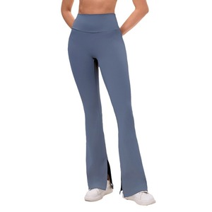 Pantalones de Yoga Casuales de Cintura Alta con Efecto Levanta Glúteos, Ajustados, Deportivos, de Pierna Ancha, Elásticos, Largos, para Mujer - Product Image 2