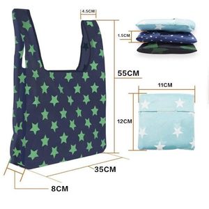 Bolsa <span class=keywords><strong>de</strong></span> Compras Plegable Reutilizable, Impermeable, Ligera, <span class=keywords><strong>de</strong></span> RPET 210D, para el <span class=keywords><strong>Mercado</strong></span>, Gran Capacidad - Product Image 2