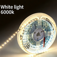 Bande LED DC24V 2835 SMD LED 120LEDs Cuivre Auto-adhésive Haute luminosité 10mm pour éclairage intérieur de cuisine et d'armoires