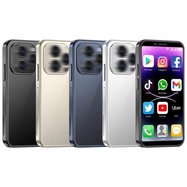 2024 Promotion Mini Smart Phone 3G Android 8.1 Qcta Core Dual Sim Long Time Standby Phone Soyes Xs15 Pro Max