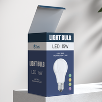 Boîte d'emballage pour ampoule LED cylindrique personnalisée, boîte en papier pour ampoule, boîte pour électronique grand public