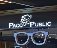 Enseigne de canal à DEL avec logo d'entreprise personnalisé Enseigne en forme de lettre lumineuse publicitaire en 3D pour signalisation de magasin