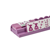 Support de Mahjong OEM Laqué Haute Brillance avec Poussoir Magnétique Puissant Couleurs Pantone Personnalisées Accessoires de Mahjong Américain