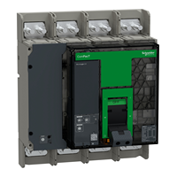 Disyuntor Schneider Mccb ComPact NS800H Micrologic 2,0 Unidad de disparo, 800A, Fijo 3P/4P C080H320FM C080H420FM NS33467 NS33470