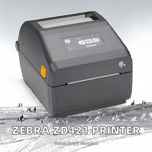 เครื่องพิมพ์แบบตั้งโต๊ะ Zebra ZD421 ความละเอียด 300DPI รองรับการเชื่อมต่อ ความเร็วในการพิมพ์ 110 มม. อินเทอร์เฟซ ABS พิมพ์บาร์โค้ด 1D/2D สำหรับพิมพ์ฉลากความร้อน - Product Image 2