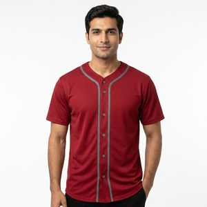 Premium quality Men Baseball Jersey latest style affordable rate hot selling light weight men Baseball Jersey with custom made - Product Image 1