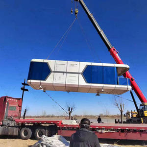 Capsule spatiale d'hébergement touristique B & B, hôtel mobile entièrement décoré, structure en acier, vue sur la mer - Product Image 5