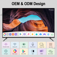 Téléviseur intelligent multi-systèmes 100 pouces 4K UHD grand écran, vente en gros, télévision personnalisée, OEM ODM disponible pour hôtel, bureau et domicile