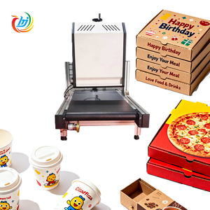 Chi phí thấp duy nhất vượt qua máy in kỹ thuật số máy in phun túi nhựa hộp bánh Pizza bao bì thực phẩm tự động một vượt qua máy in - Product Image 6