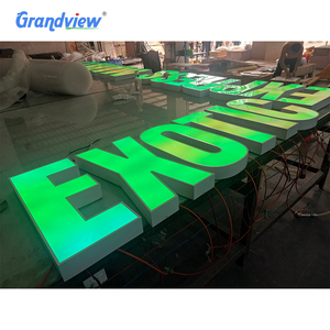 Publicité professionnelle <span class=keywords><strong>LED</strong></span> coloré lettre signalisation personnalisée <span class=keywords><strong>LED</strong></span> RGB logo lumineux signe pour les entreprises - Product Image 6