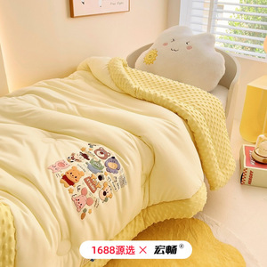 [แบรนด์] ผ้าห่มเด็ก 3.1-4 จิน แอนตี้พิลลิ่ง สปริง ออทัมน์ 0-12 เดือน ผ้าปูที่นอนเด็ก - Product Image 4