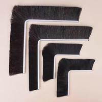 Brosse à poils de cheval en nylon et alliage d'aluminium, forme et taille personnalisées, joint anti-poussière pour porte tournante de placard