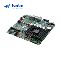 Carte mère Mini ITX fine de qualité supérieure avec processeur intégré, 2 ports LAN, processeur Intel Core i5-6300U, double canal DDR3L, carte graphique Iris Graphics 550, LVDS, HD, VGA