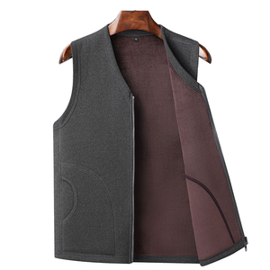 Chaleco Térmico de Forro Polar para Hombre, 100% Poliéster, Cómodo para Invierno, Sin Mangas, Cortavientos, Transpirable, Ropa Interior Informal de Alta Calidad - Product Image 1