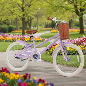 จักรยานเด็ก OEM/ODM ขนาด 12-20 นิ้ว สำหรับเด็กผู้หญิงอายุ 4-12 ปี พร้อมล้อช่วย ตะกร้า และที่นั่ง<span class=keywords><strong>ตุ๊กตา</strong></span> - Product Image 5